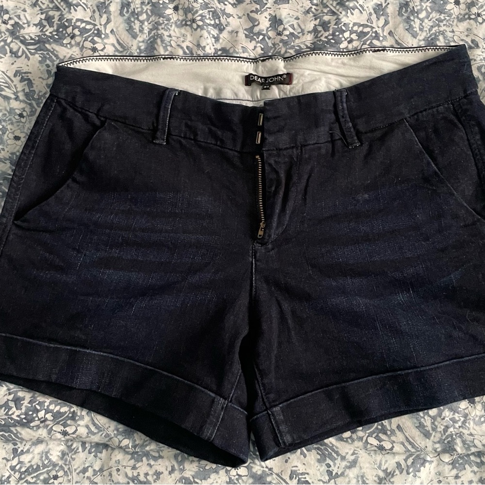 Dear John Women's Dark Indigo Jean Shorts